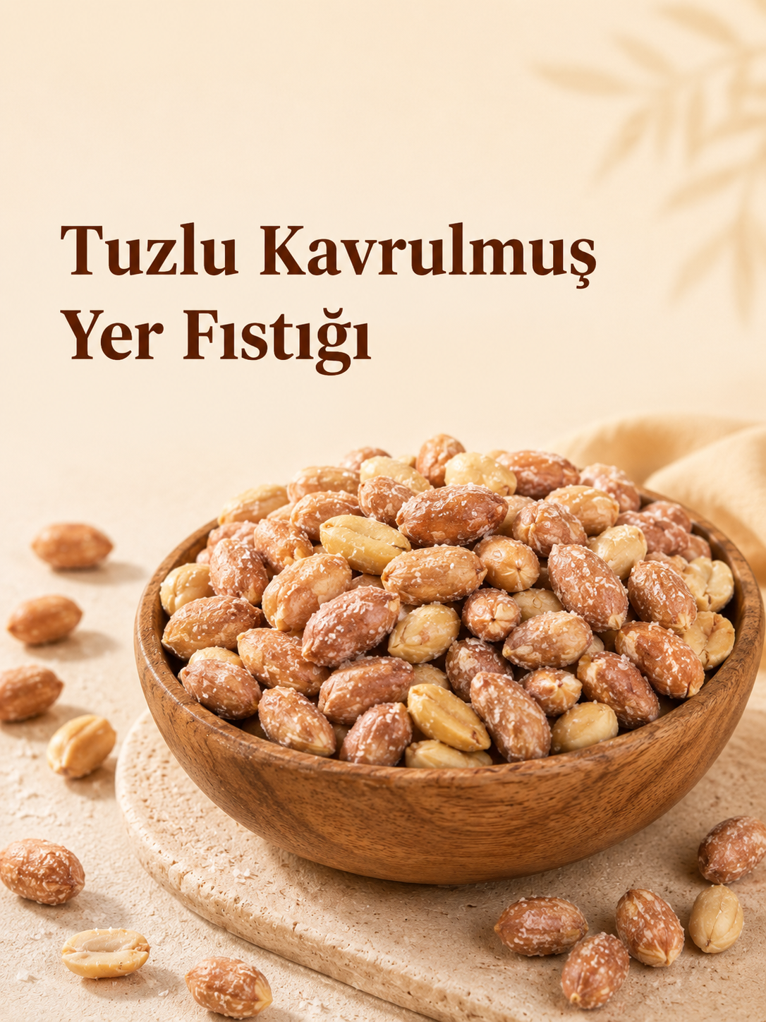 500 Gram Kavrulmuş Yer Fıstığı (iri boy)