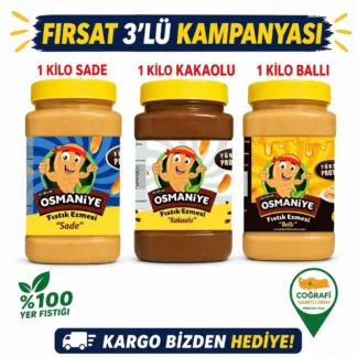 fırsat 3lü fıstık ezmesi kampanyası