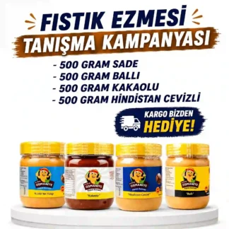 mini fıstık ezmesi tanışma kampanyası toplam 2 kilogram
