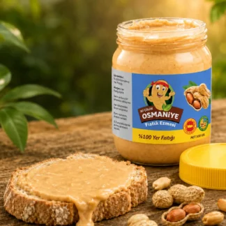 500 gram sade şekersiz fıstık ezmesi